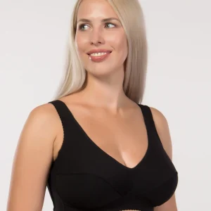 Бавовняний бюстгальтер-мінімайзер без кісточок