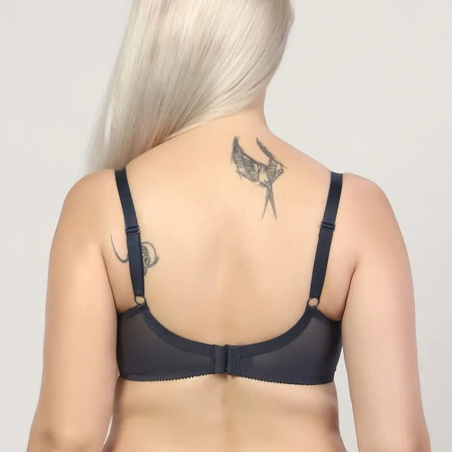 Бюстгальтер на кісточках з сіточки з м'якими чашками - Зображення 5