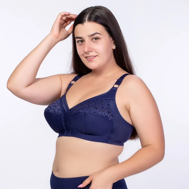 Класичний бюстгальтер без кісточок з мереживними вставками - Зображення 10