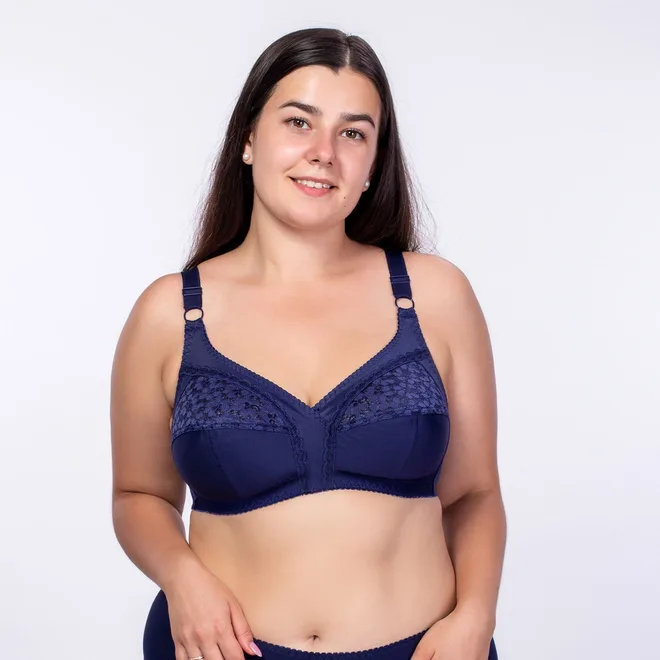 Класичний бюстгальтер без кісточок з мереживними вставками - Зображення 9