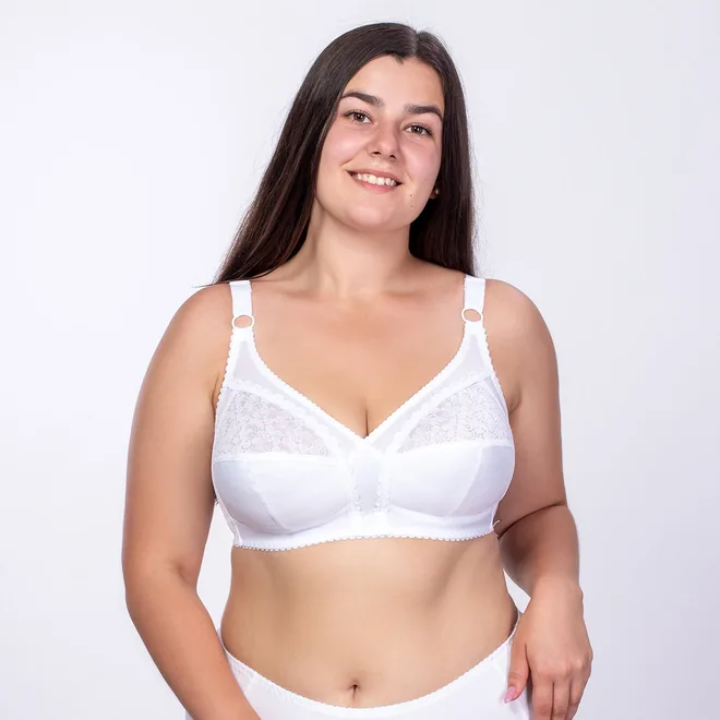Класичний бюстгальтер без кісточок з мереживними вставками - Зображення 8