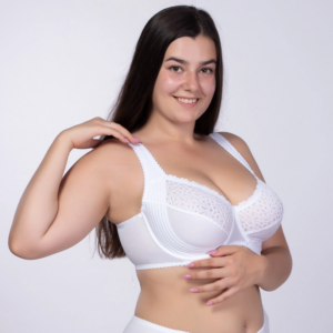 Підтримуючий бюстгальтер на кісточках з широкими бретелями