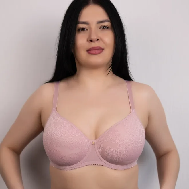 Бюстгальтер спейсер з квітковим візерунком - Зображення 3