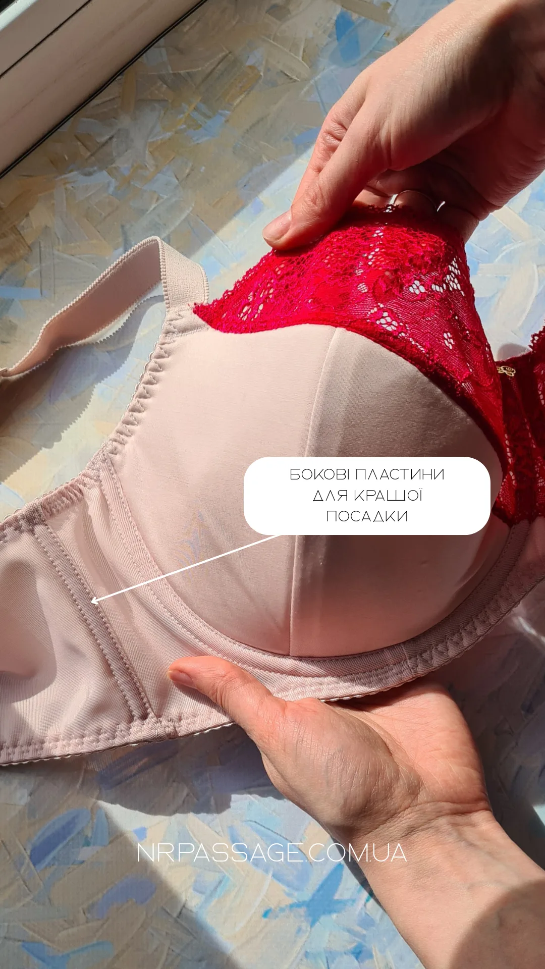 Бюстгальтер на кісточках з напівм'якими чашками - Зображення 5