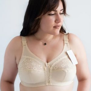 Класичний бюстгальтер без кісточок, бежевий, 110G